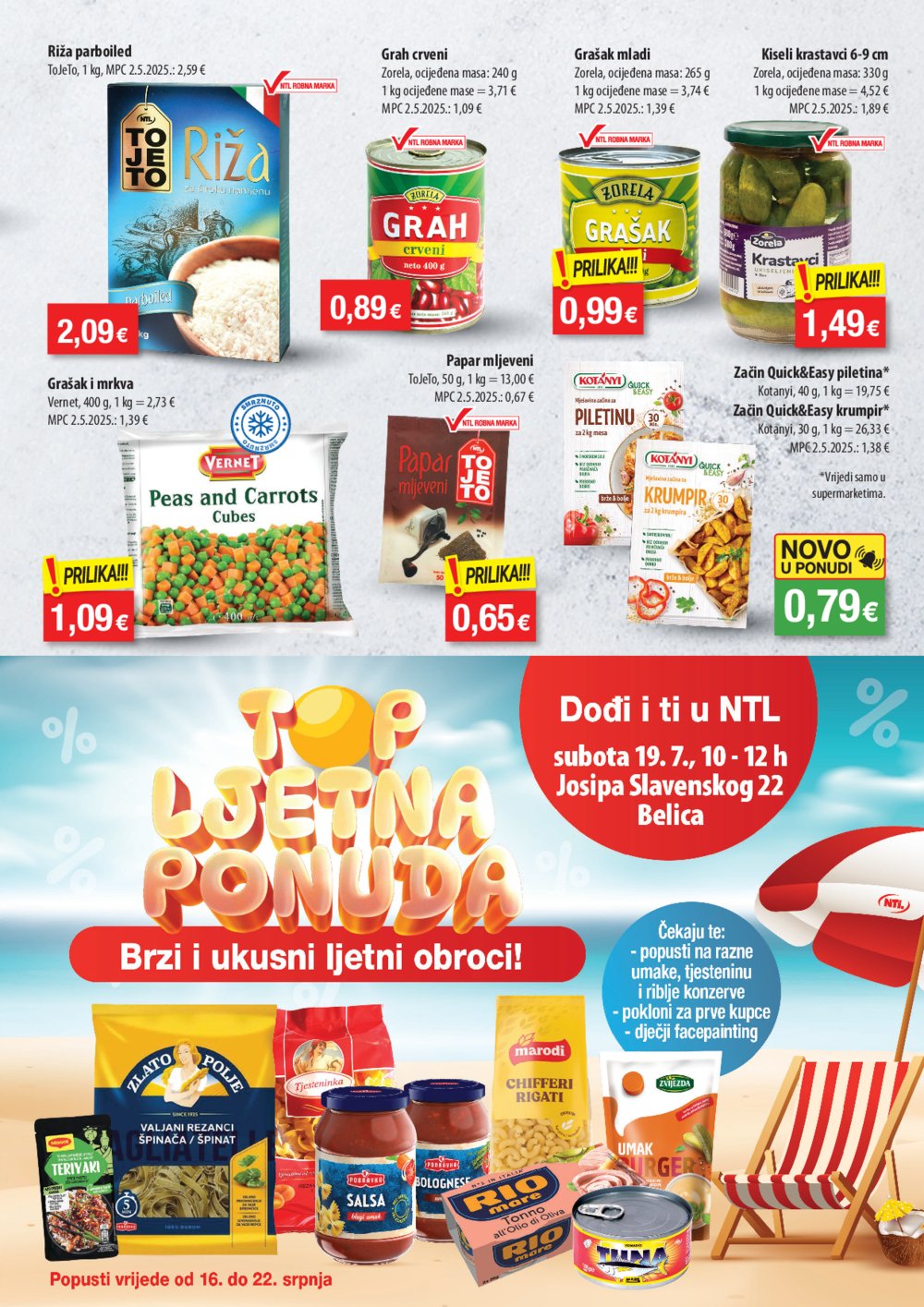 NTL katalog Akcija 16.07.-22.07.2025. Sjever