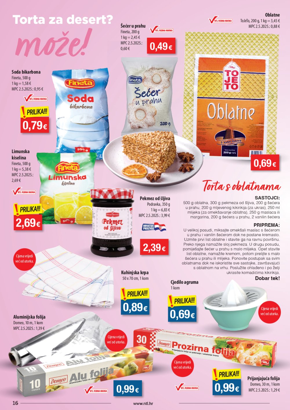 NTL katalog Akcija 16.07.-22.07.2025. Sjever