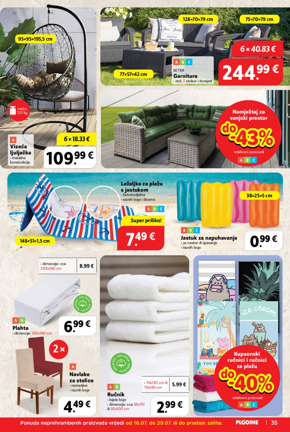 Plodine katalog Akcija 16.07.-22.07.2025.