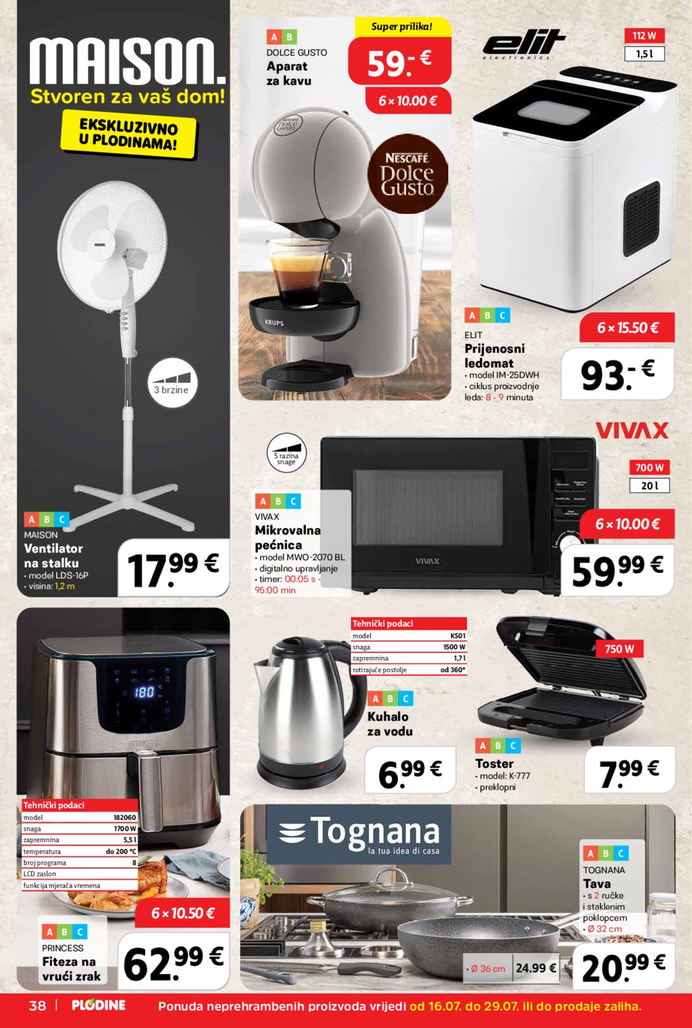 Plodine katalog Akcija 16.07.-22.07.2025.