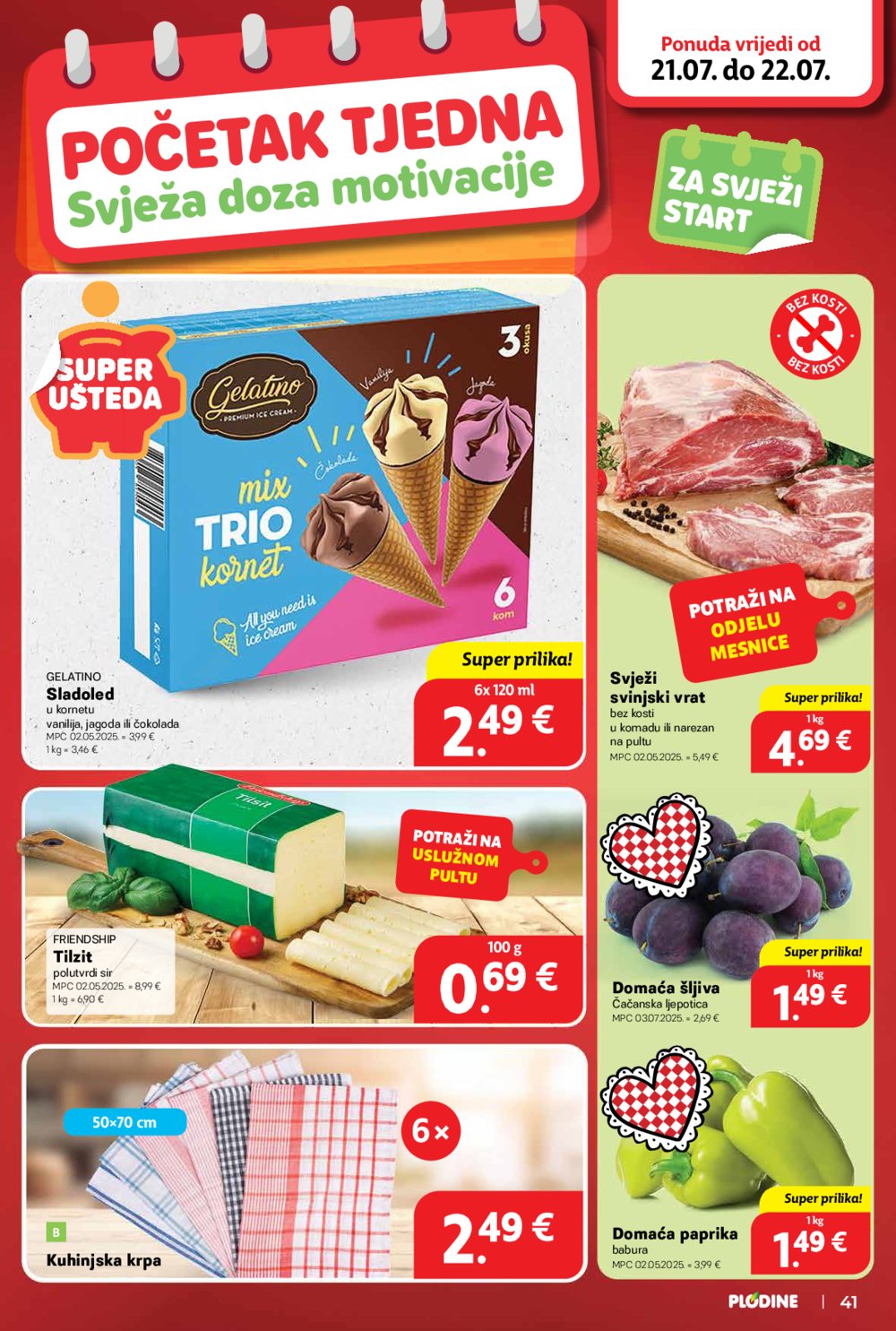 Plodine katalog Akcija 16.07.-22.07.2025.