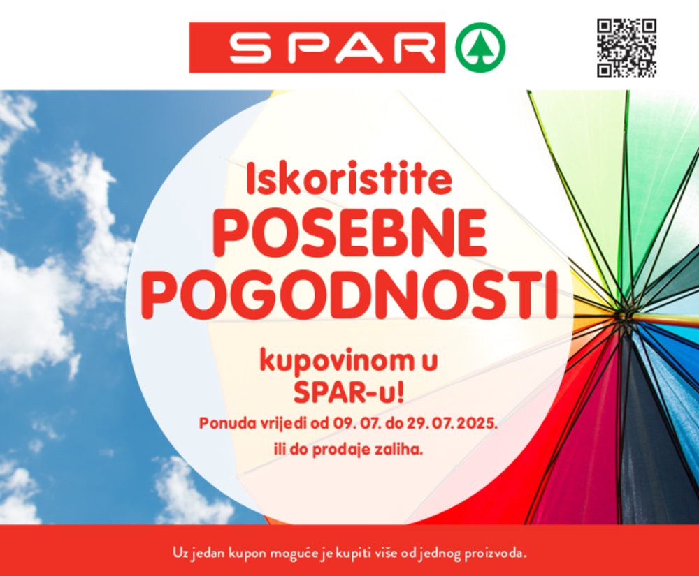 SPAR katalog Akcija 09.07.-29.07.2025.
