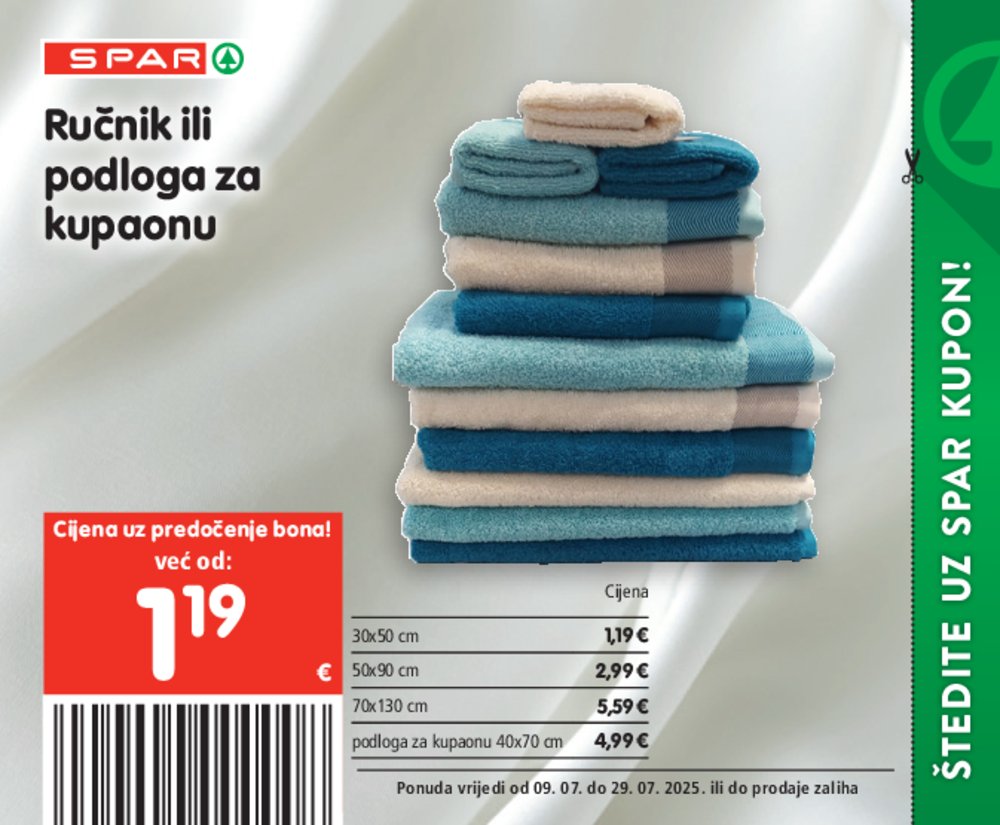 SPAR katalog Akcija 09.07.-29.07.2025.