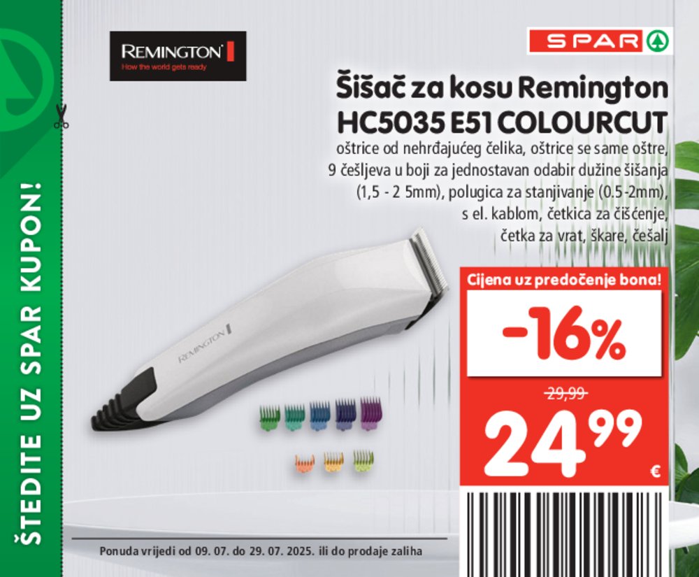 SPAR katalog Akcija 09.07.-29.07.2025.