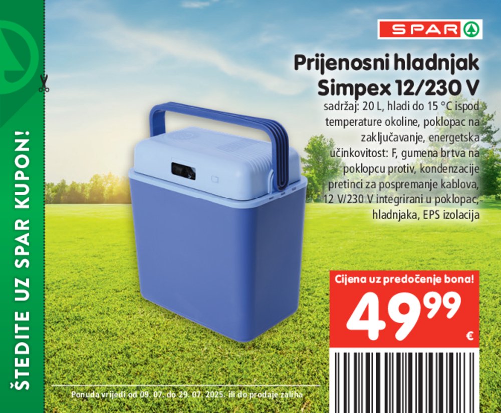 SPAR katalog Akcija 09.07.-29.07.2025.
