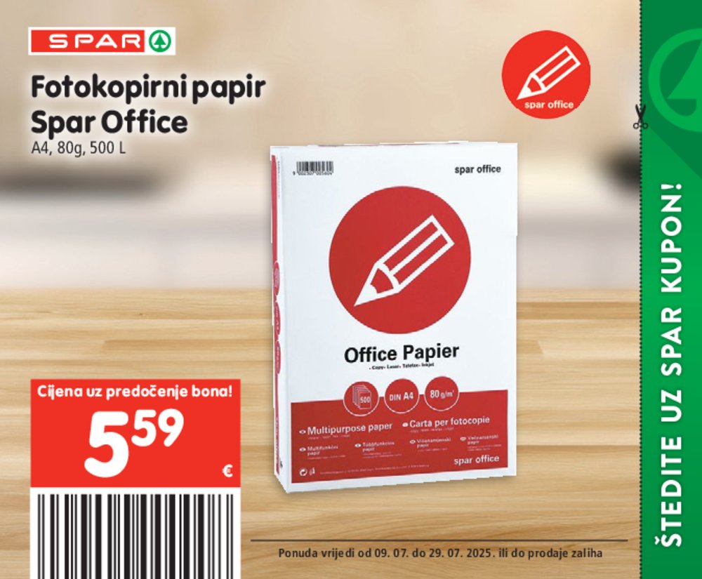SPAR katalog Akcija 09.07.-29.07.2025.