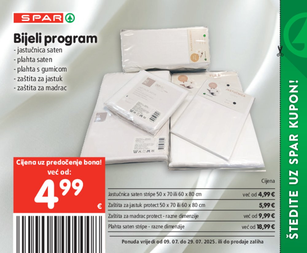 SPAR katalog Akcija 09.07.-29.07.2025.