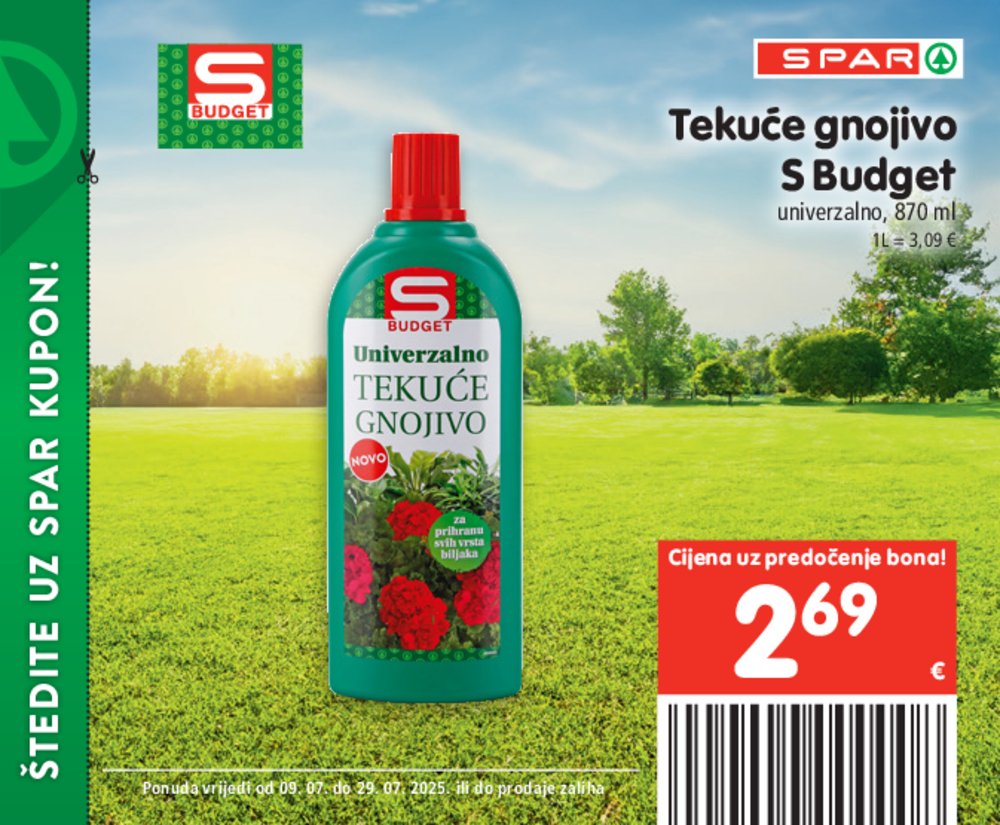 SPAR katalog Akcija 09.07.-29.07.2025.