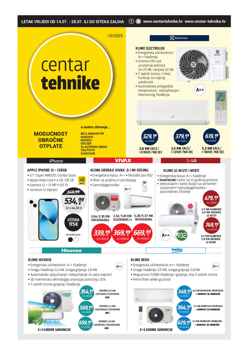 Centar tehnike katalog Akcija 14.07.-28.07.2025.