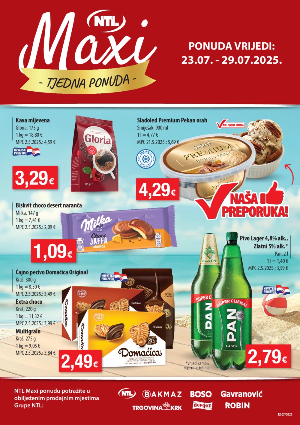 Gavranović katalog MAXI Tjedna ponuda 23.07.-29.07.2025.