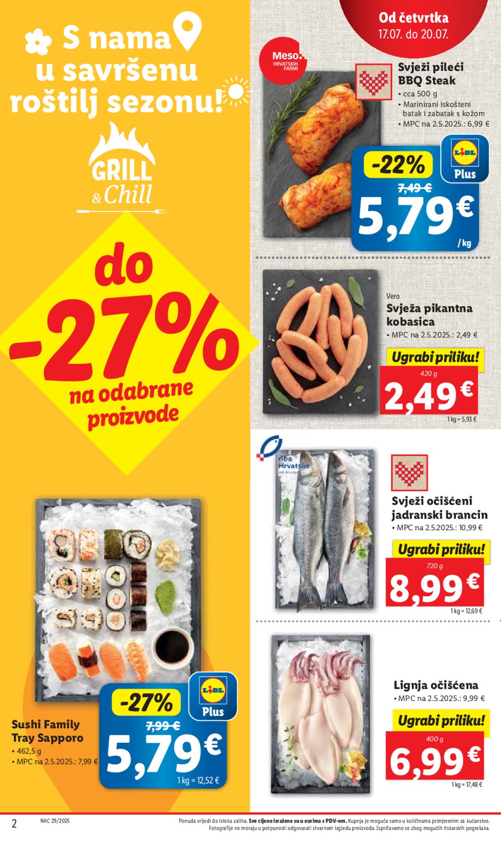 Lidl katalog Super ponuda od četvrtka 17.07.-20.07.2025.