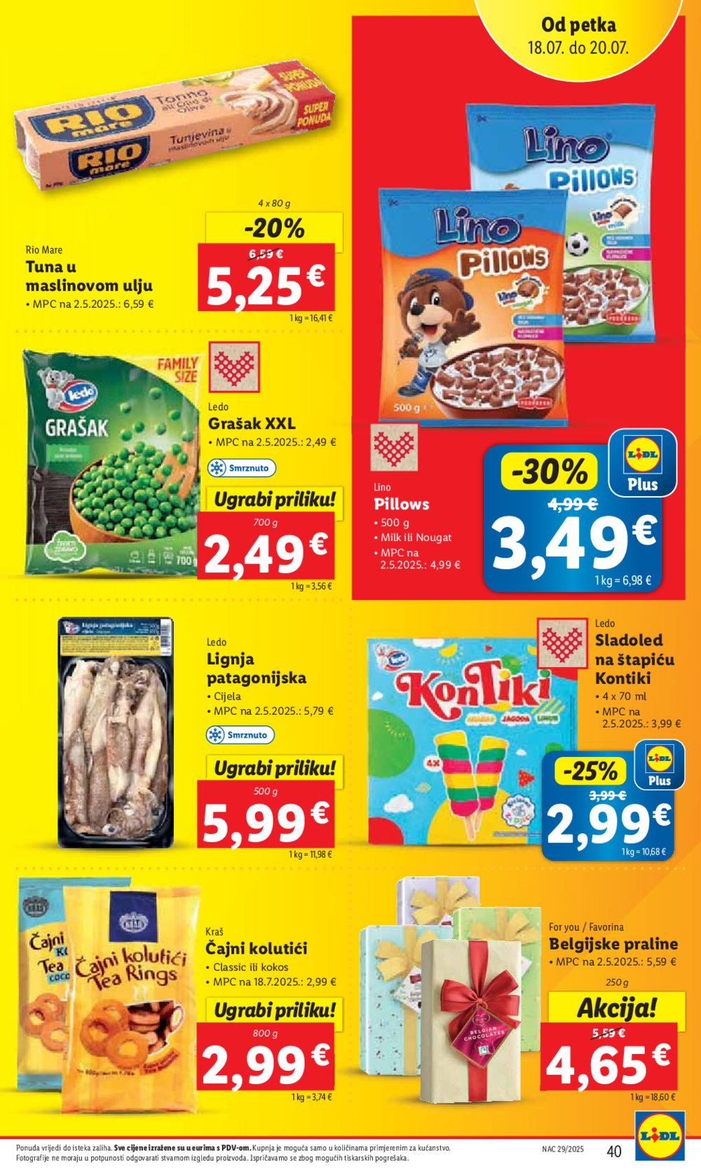 Lidl katalog Super ponuda od četvrtka 17.07.-20.07.2025.