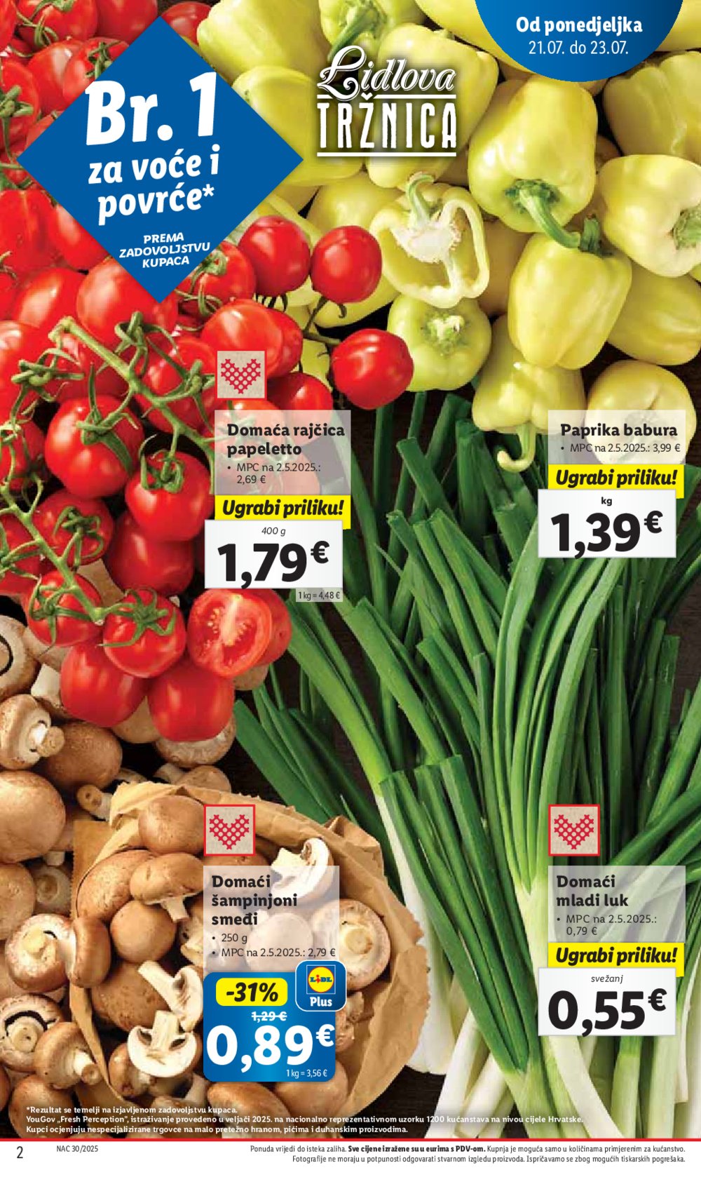 Lidl katalog Super ponuda od ponedjeljka 21.07.-27.07.2025.