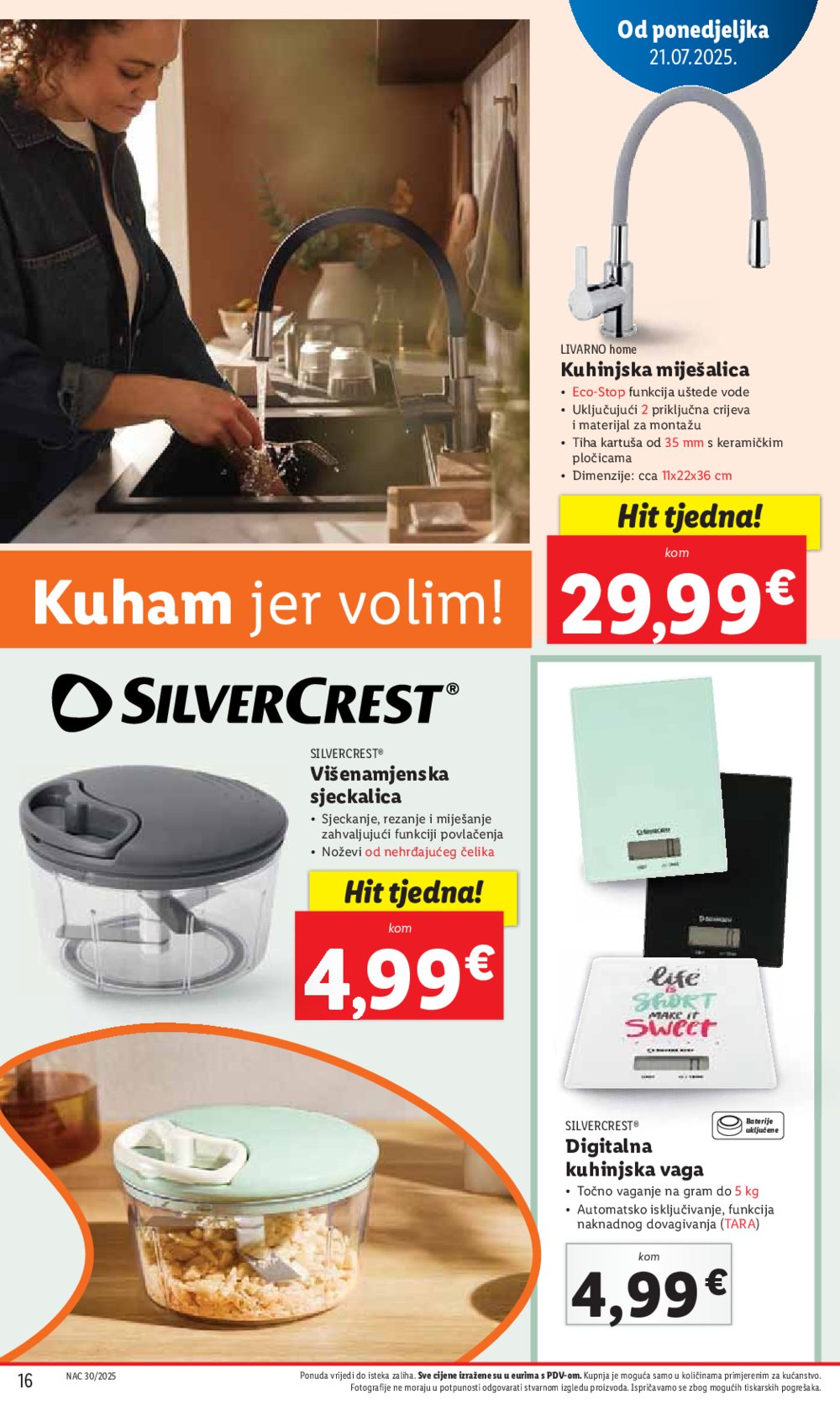 Lidl katalog Super ponuda od ponedjeljka 21.07.-27.07.2025.