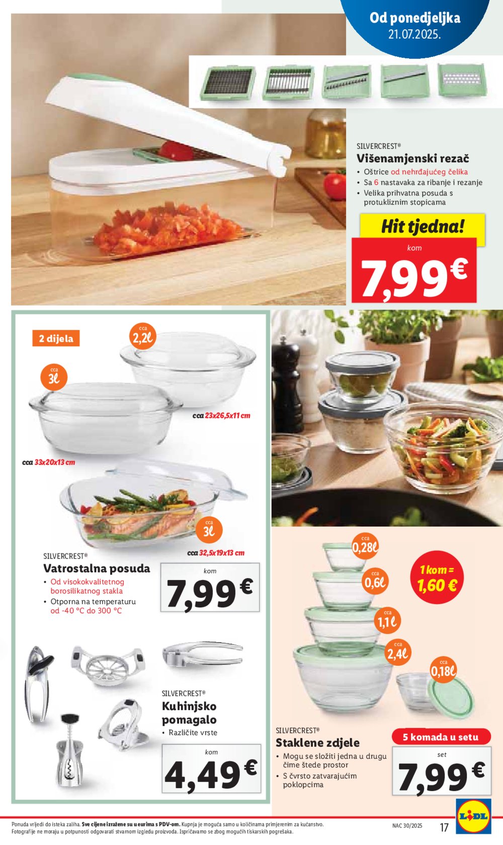 Lidl katalog Super ponuda od ponedjeljka 21.07.-27.07.2025.