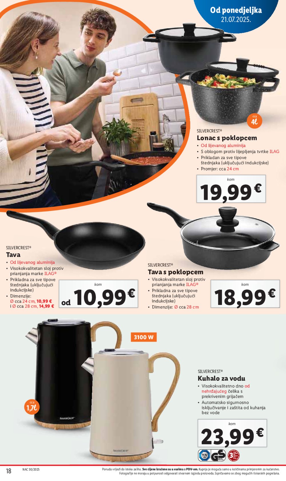 Lidl katalog Super ponuda od ponedjeljka 21.07.-27.07.2025.