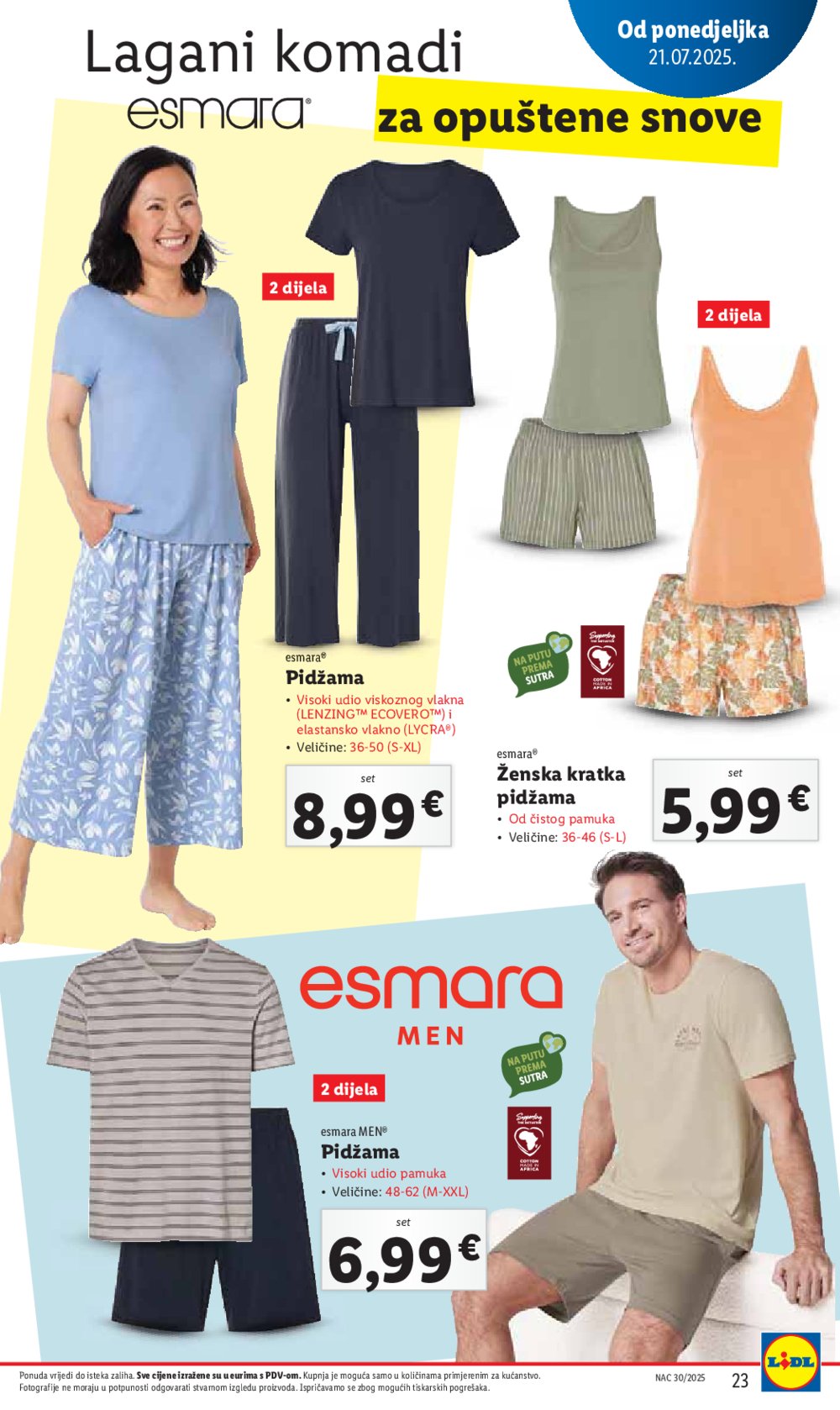 Lidl katalog Super ponuda od ponedjeljka 21.07.-27.07.2025.