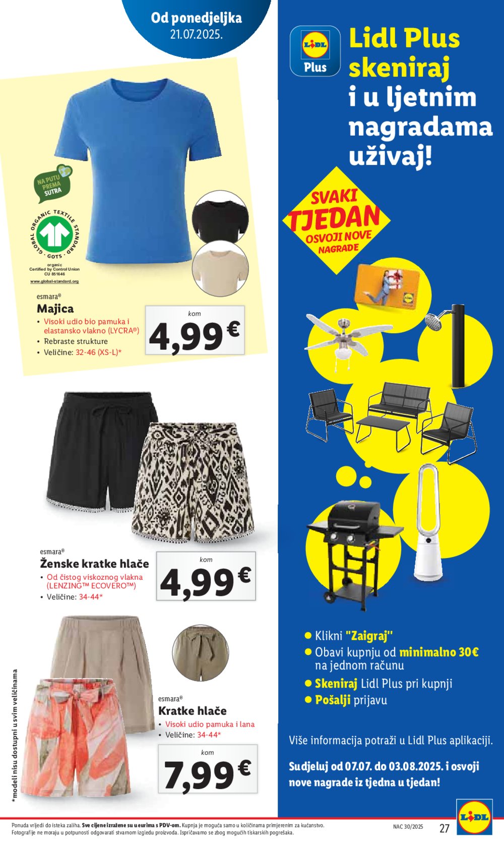 Lidl katalog Super ponuda od ponedjeljka 21.07.-27.07.2025.
