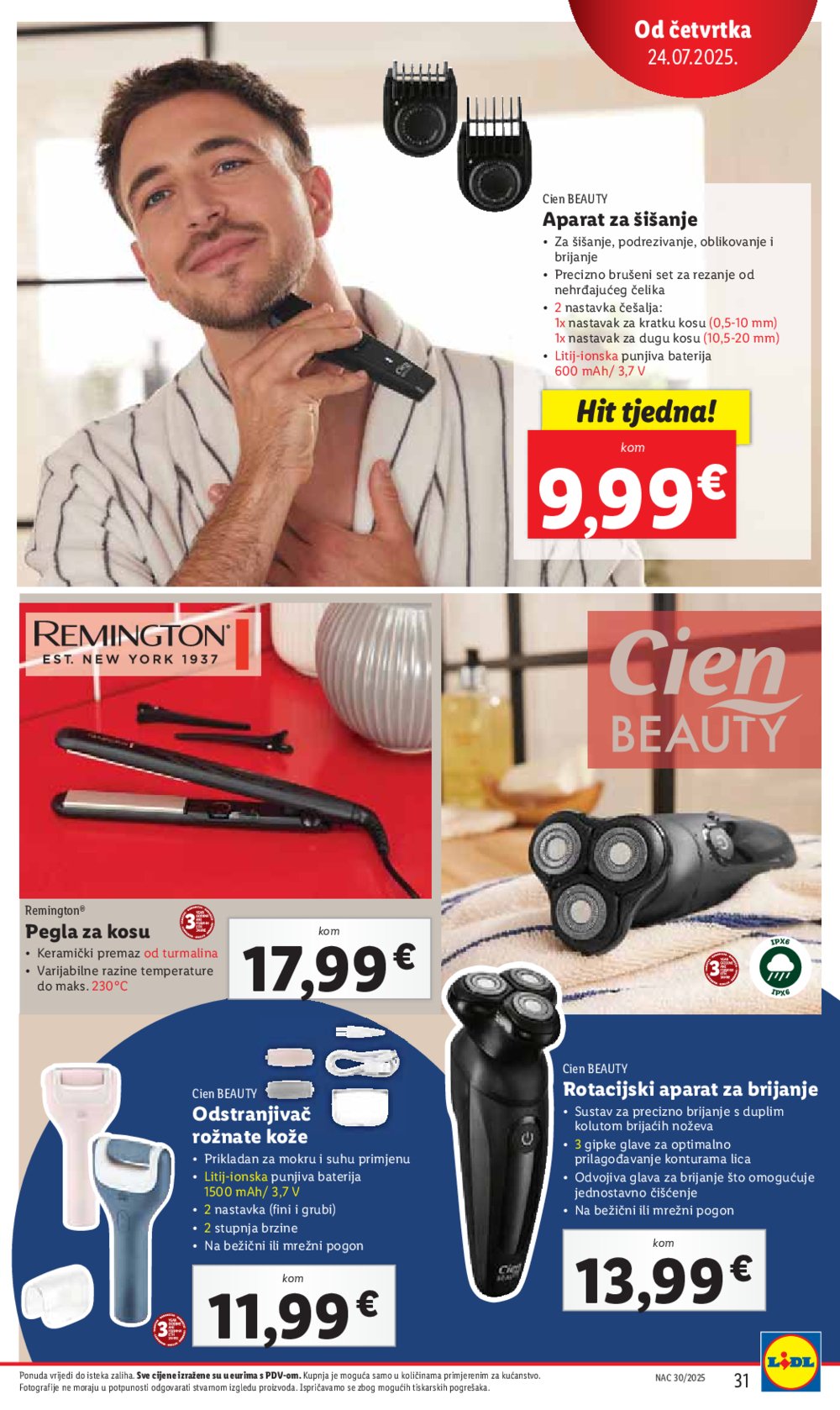 Lidl katalog Super ponuda od ponedjeljka 21.07.-27.07.2025.