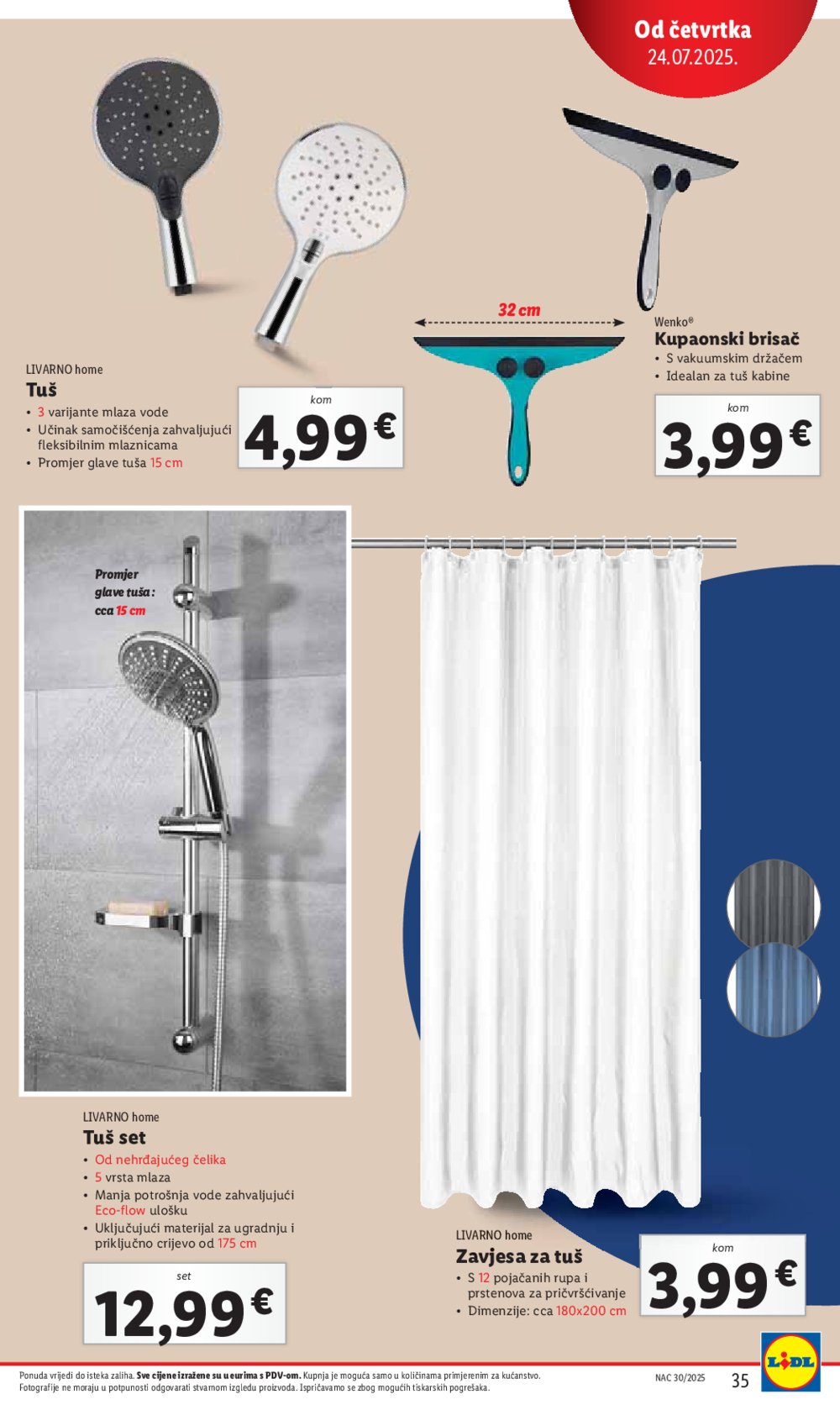 Lidl katalog Super ponuda od ponedjeljka 21.07.-27.07.2025.