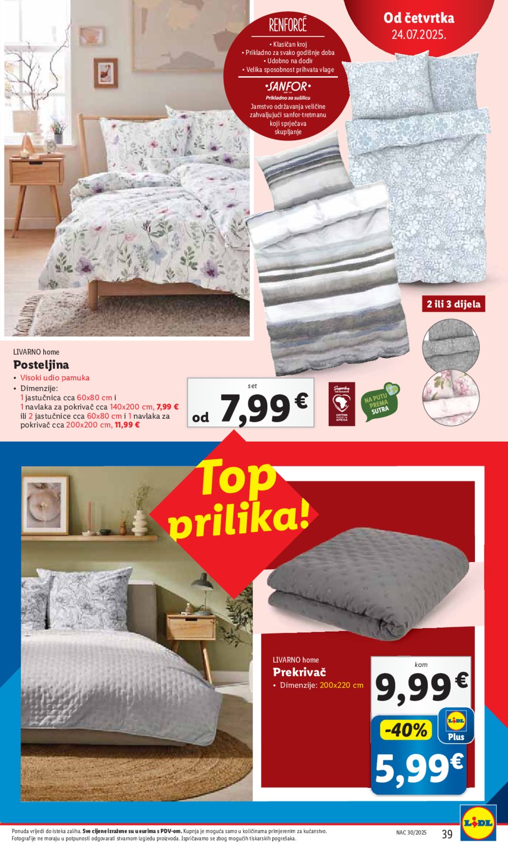 Lidl katalog Super ponuda od ponedjeljka 21.07.-27.07.2025.