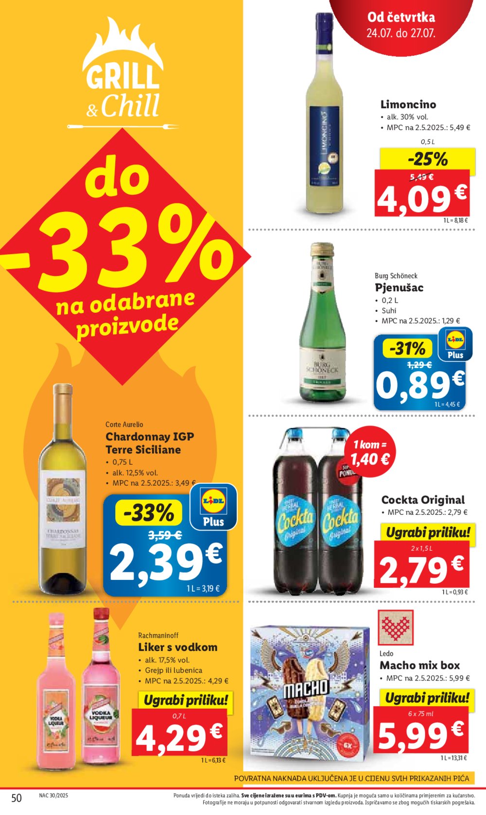 Lidl katalog Super ponuda od ponedjeljka 21.07.-27.07.2025.