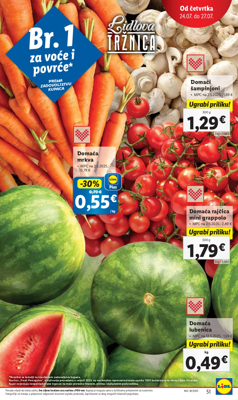 Lidl katalog Super ponuda od ponedjeljka 21.07.-27.07.2025.