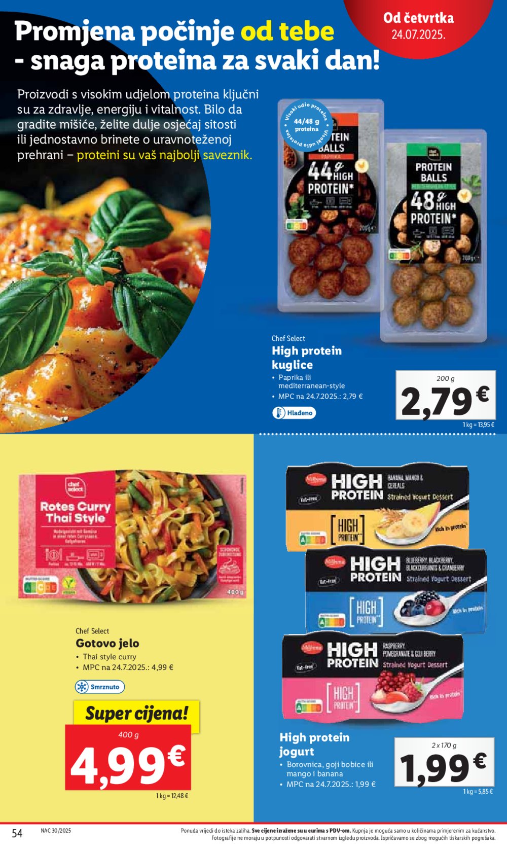 Lidl katalog Super ponuda od ponedjeljka 21.07.-27.07.2025.
