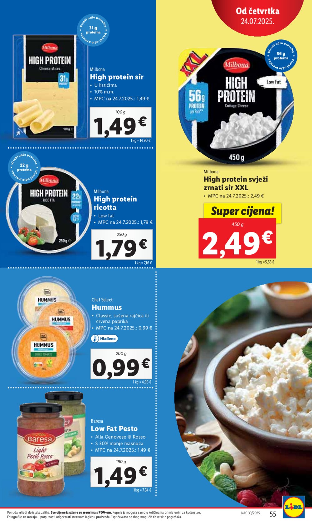 Lidl katalog Super ponuda od ponedjeljka 21.07.-27.07.2025.