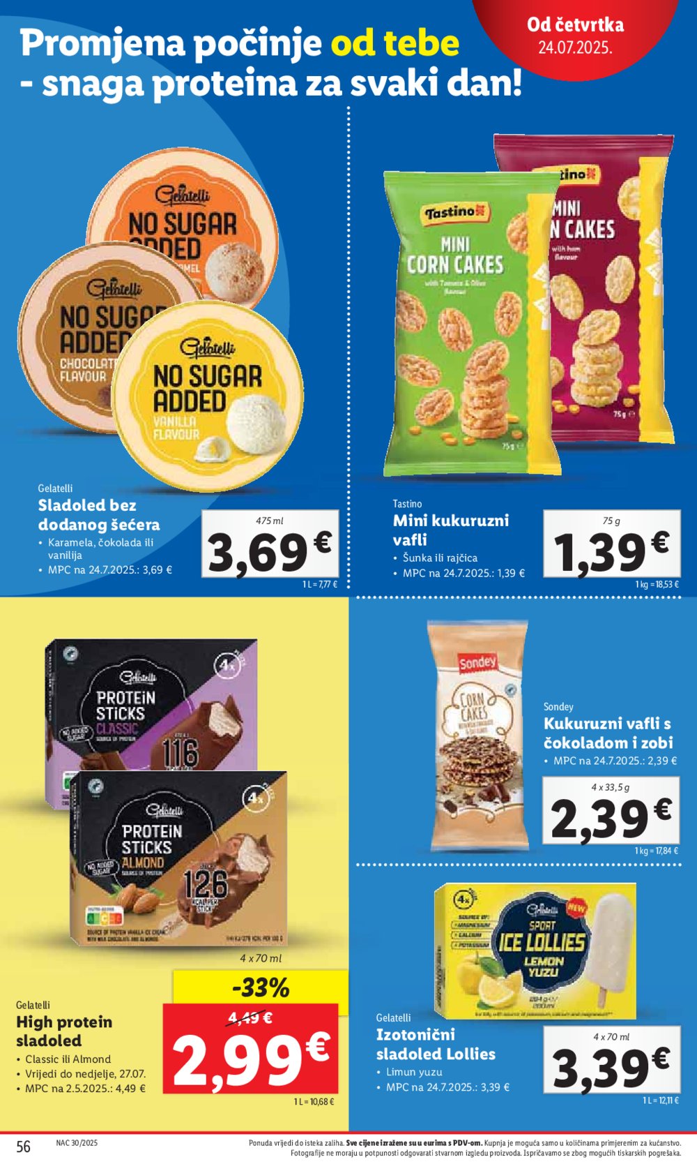 Lidl katalog Super ponuda od ponedjeljka 21.07.-27.07.2025.