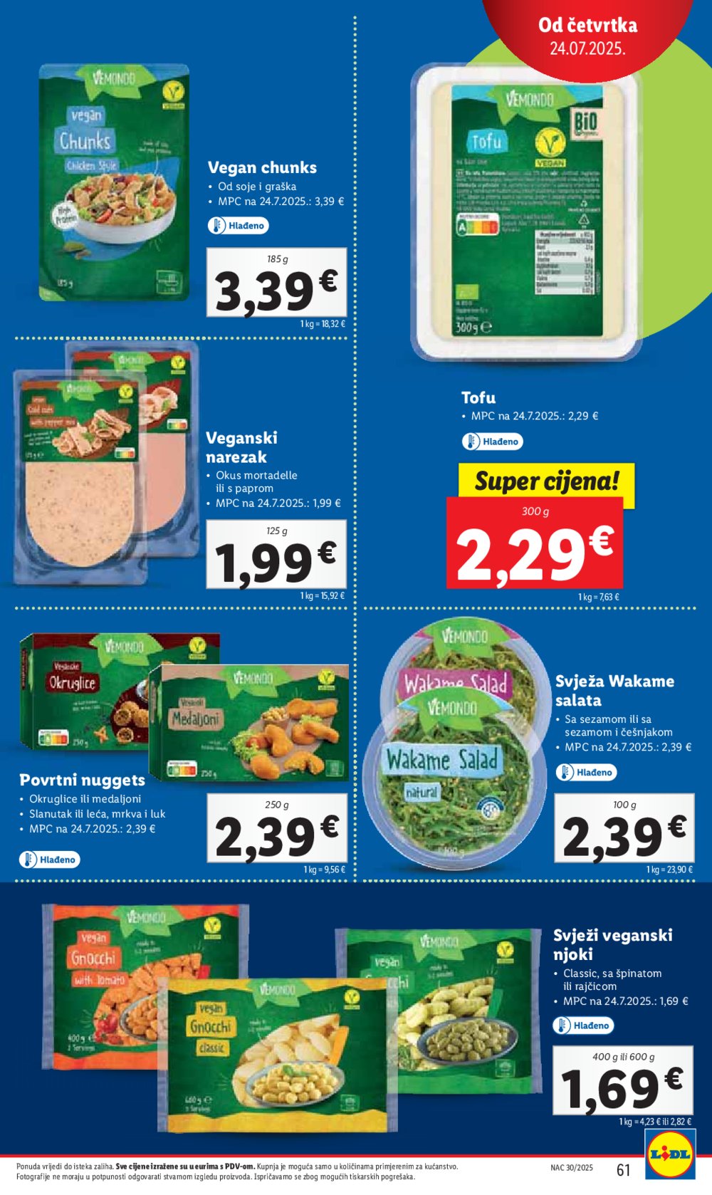 Lidl katalog Super ponuda od ponedjeljka 21.07.-27.07.2025.