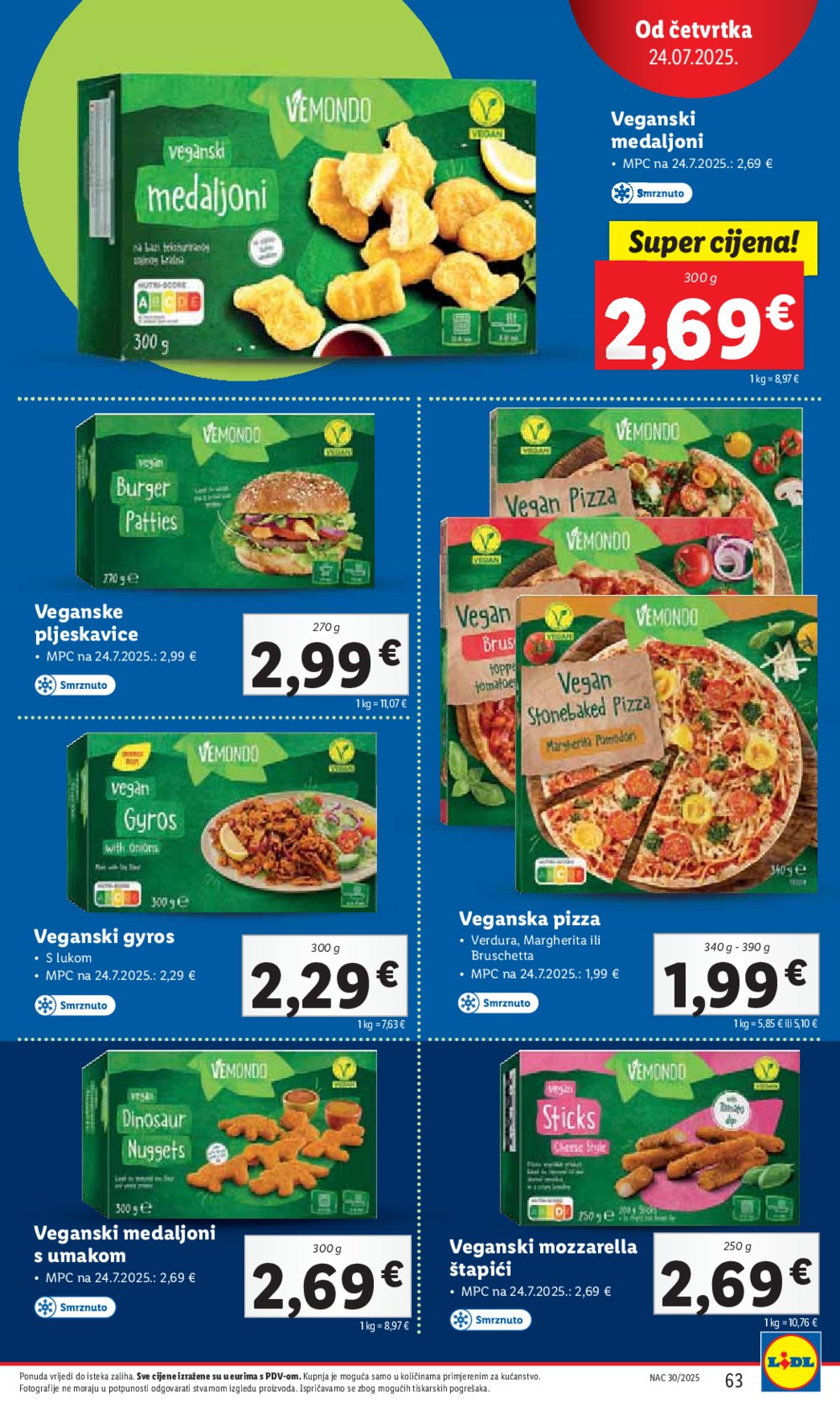 Lidl katalog Super ponuda od ponedjeljka 21.07.-27.07.2025.