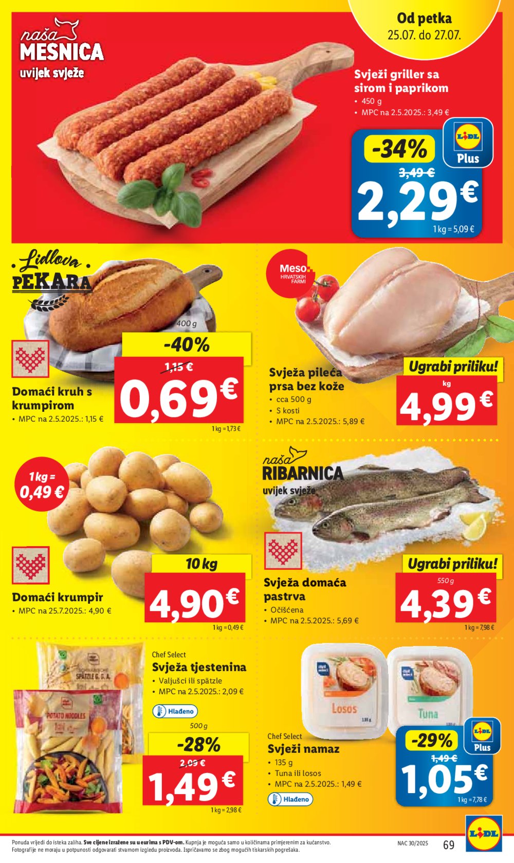 Lidl katalog Super ponuda od ponedjeljka 21.07.-27.07.2025.