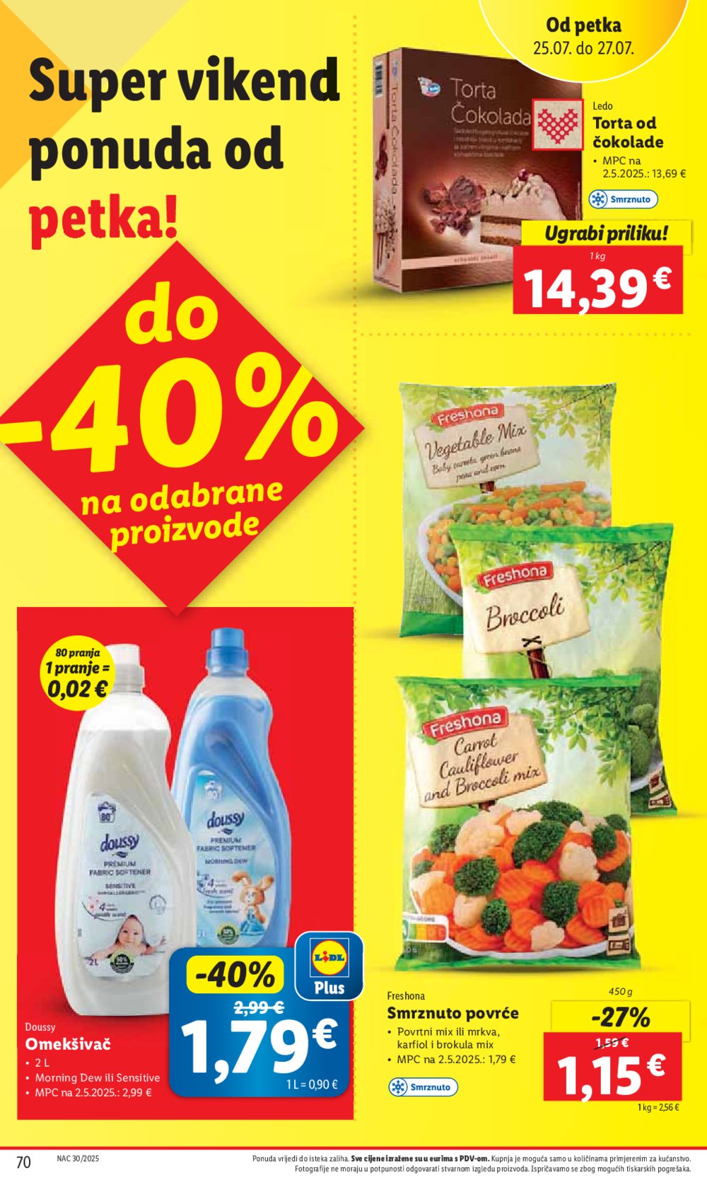 Lidl katalog Super ponuda od ponedjeljka 21.07.-27.07.2025.