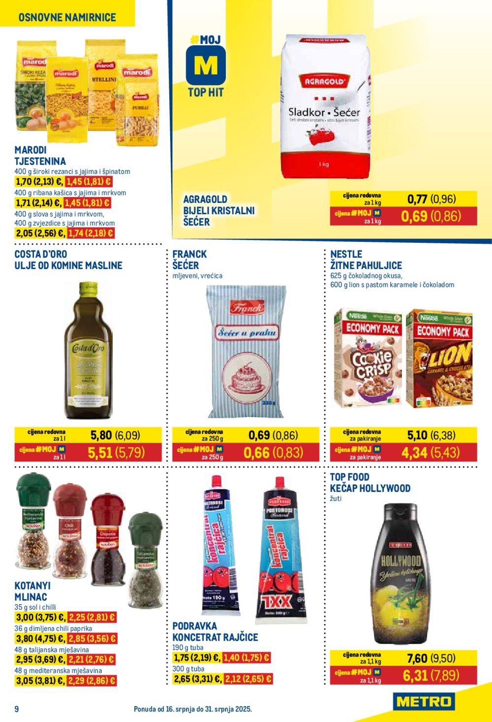Metro katalog akcija 16.07.-31.07
