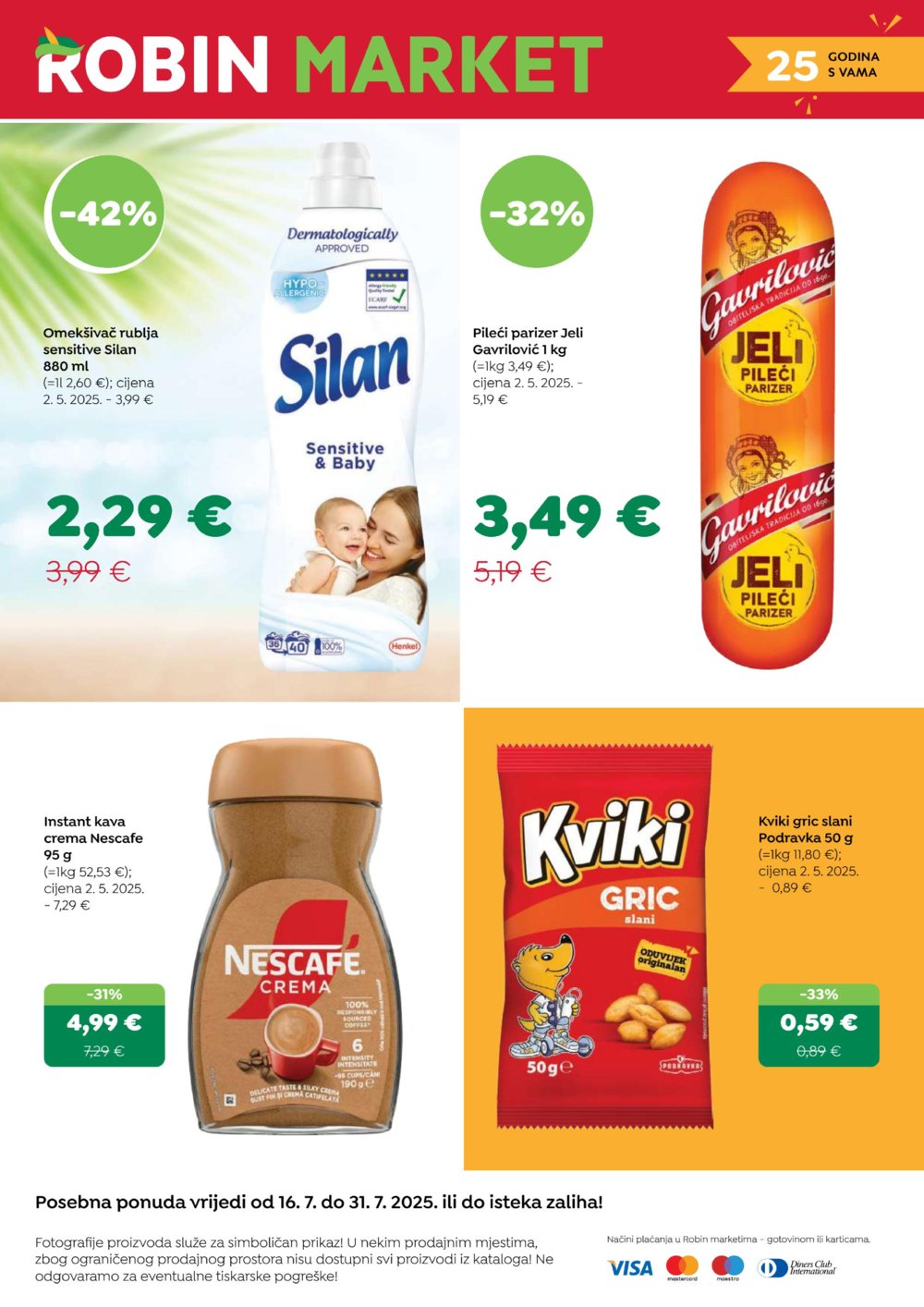 Robin katalog Akcija 16.07.-31.07.2025.