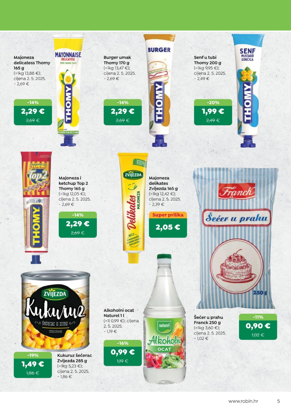 Robin katalog Akcija 16.07.-31.07.2025.