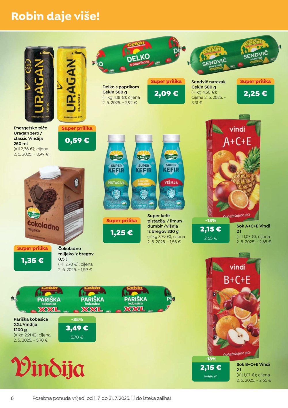 Robin katalog Akcija 16.07.-31.07.2025.