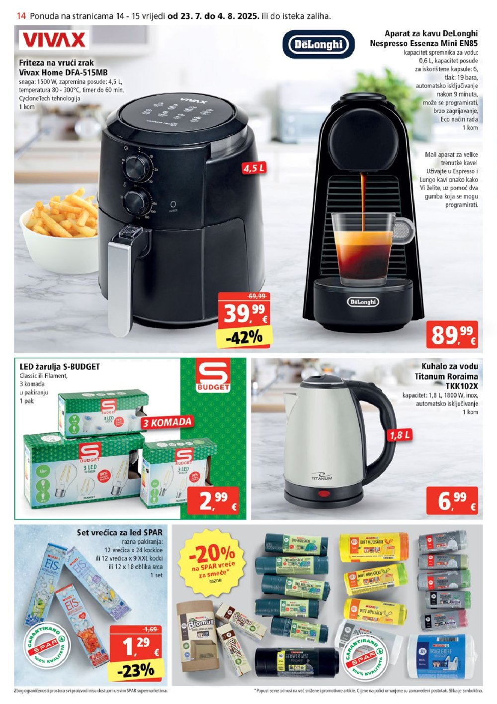 SPAR katalog Akcija 23.07.-29.07.2025.