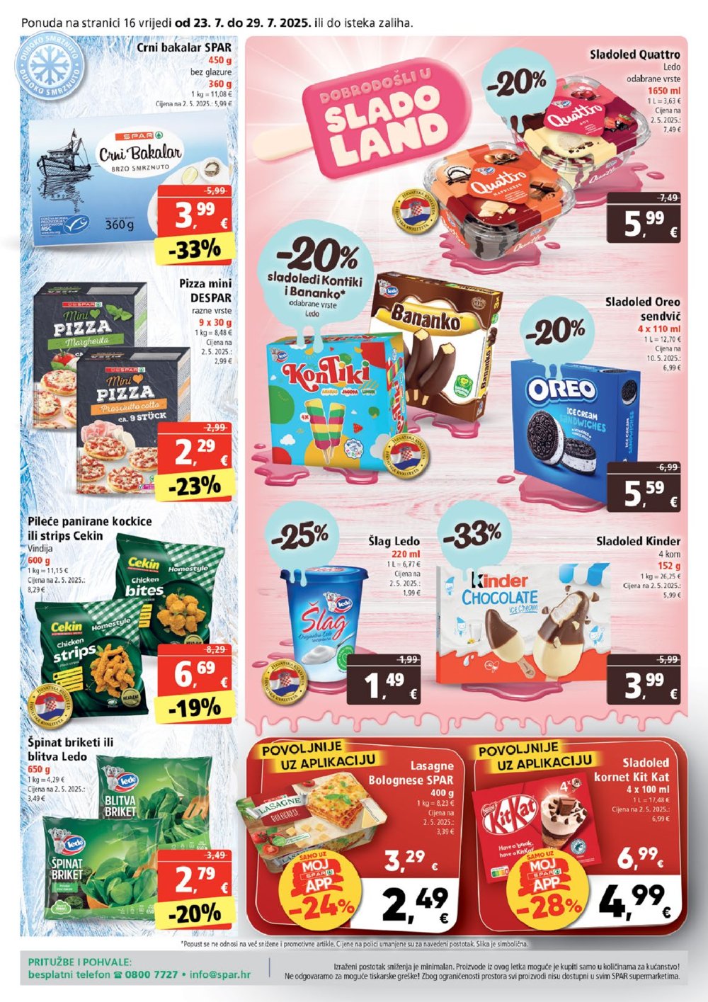 SPAR katalog Akcija 23.07.-29.07.2025.