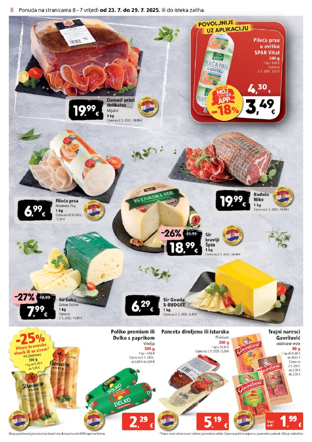 SPAR katalog Akcija 23.07.-29.07.2025.