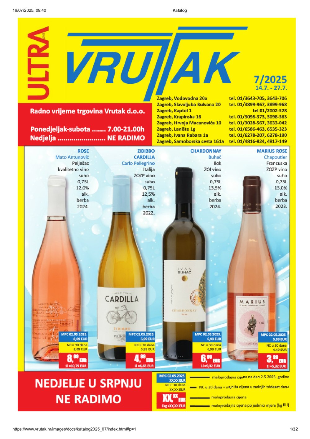 Vrutak katalog Akcija 14.07.-27.07.2025.