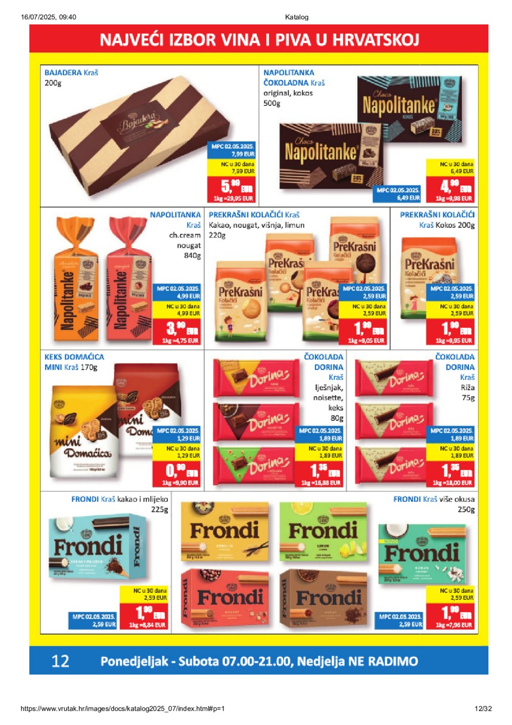 Vrutak katalog Akcija 14.07.-27.07.2025.