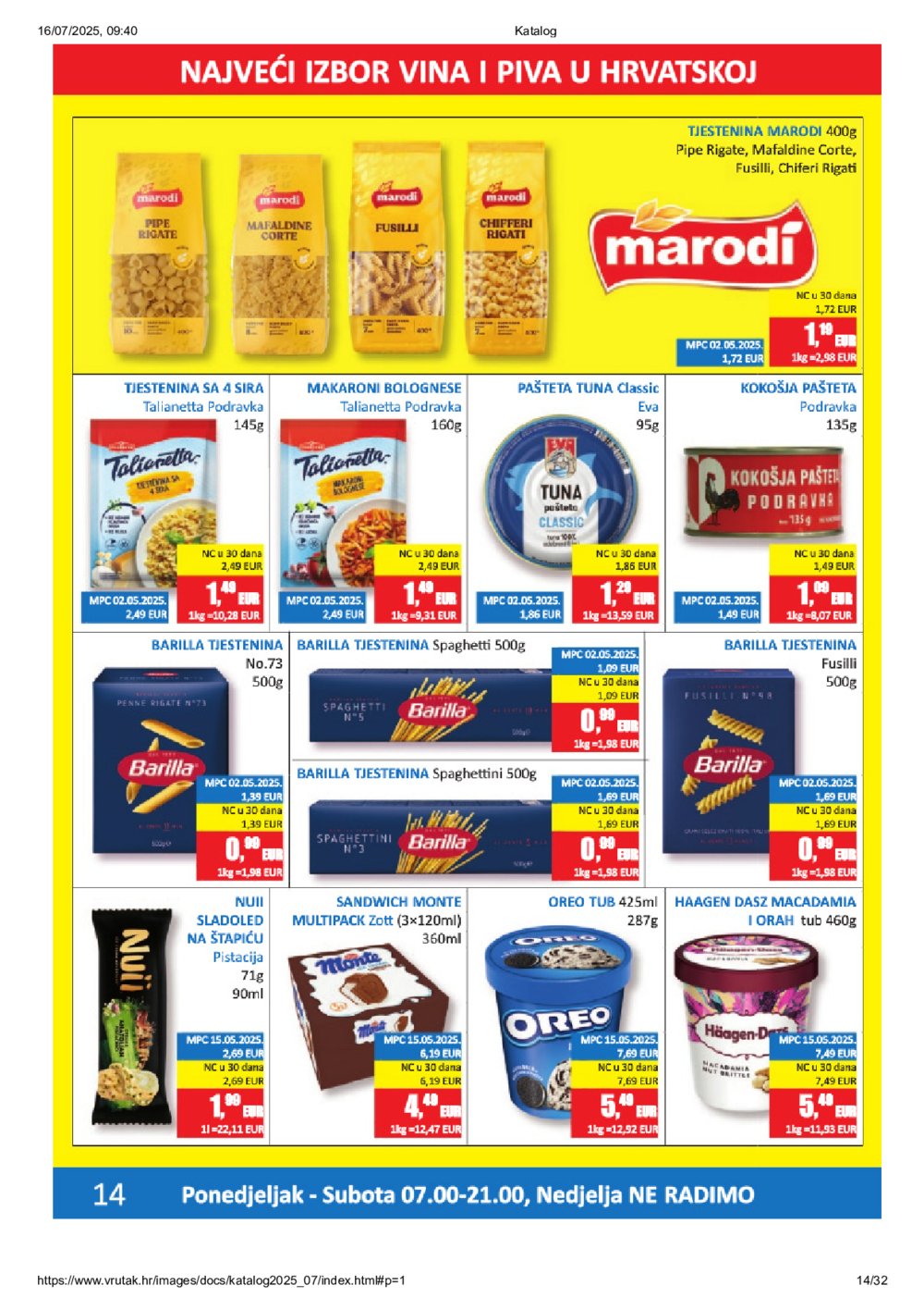 Vrutak katalog Akcija 14.07.-27.07.2025.
