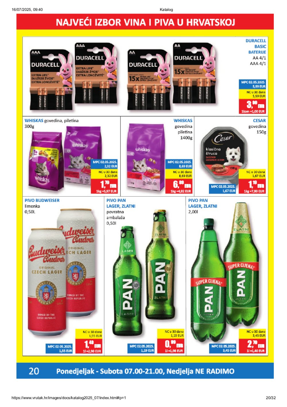Vrutak katalog Akcija 14.07.-27.07.2025.