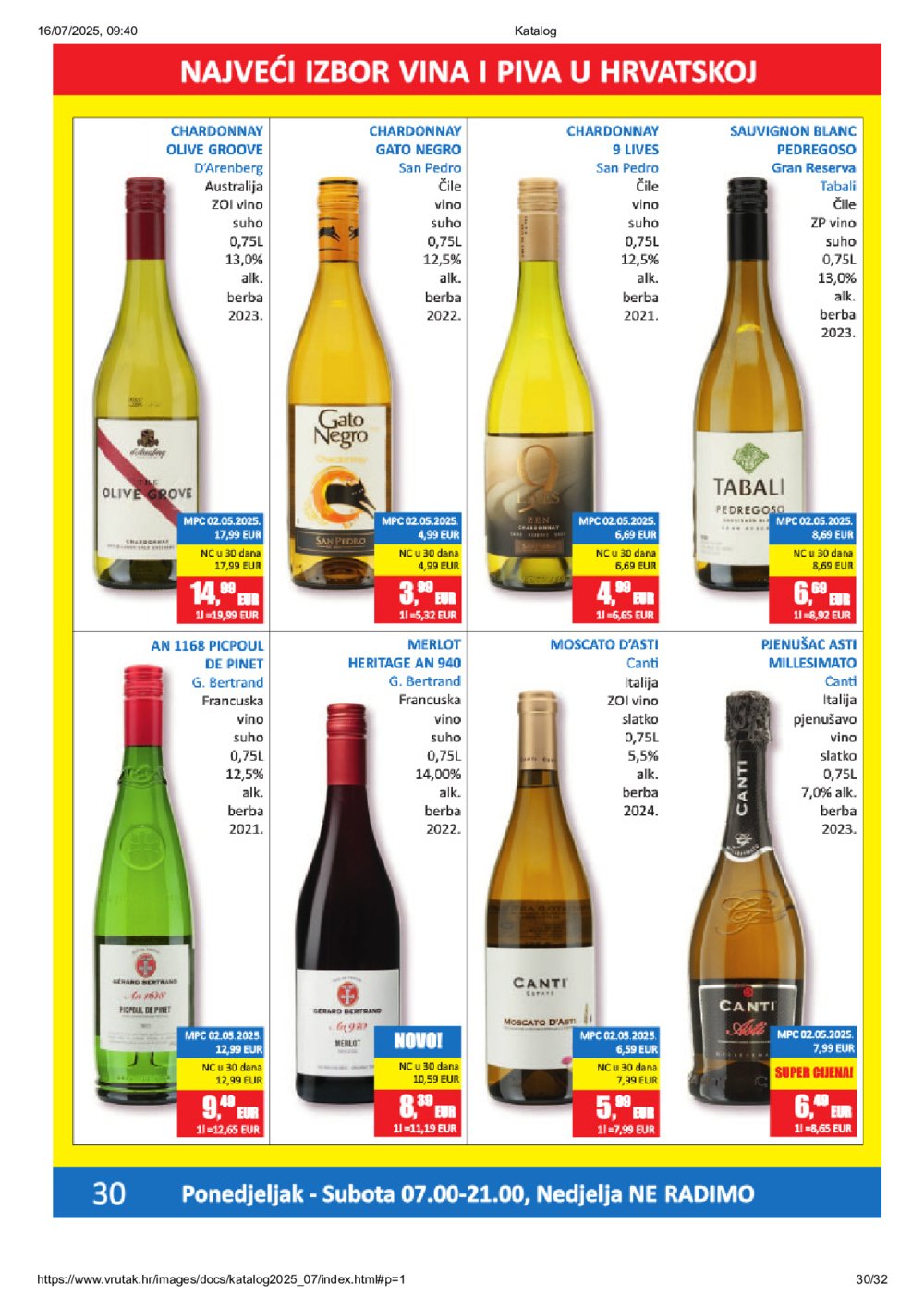 Vrutak katalog Akcija 14.07.-27.07.2025.