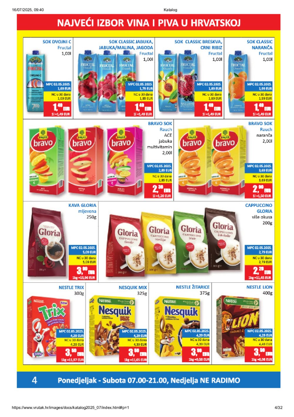 Vrutak katalog Akcija 14.07.-27.07.2025.