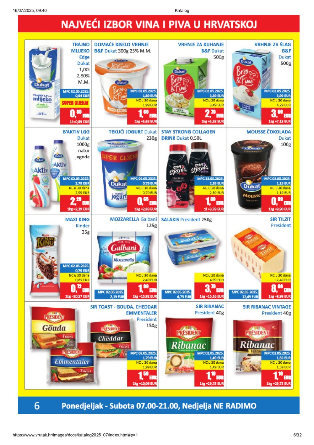 Vrutak katalog Akcija 14.07.-27.07.2025.
