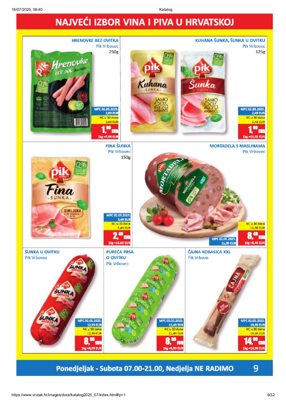 Vrutak katalog Akcija 14.07.-27.07.2025.