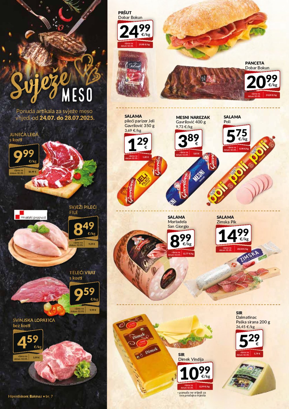 Bakmaz katalog Akcija 24. 07. - 30. 07. 2025.